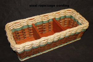 Tank Topper basket--Shabby Chic Collection