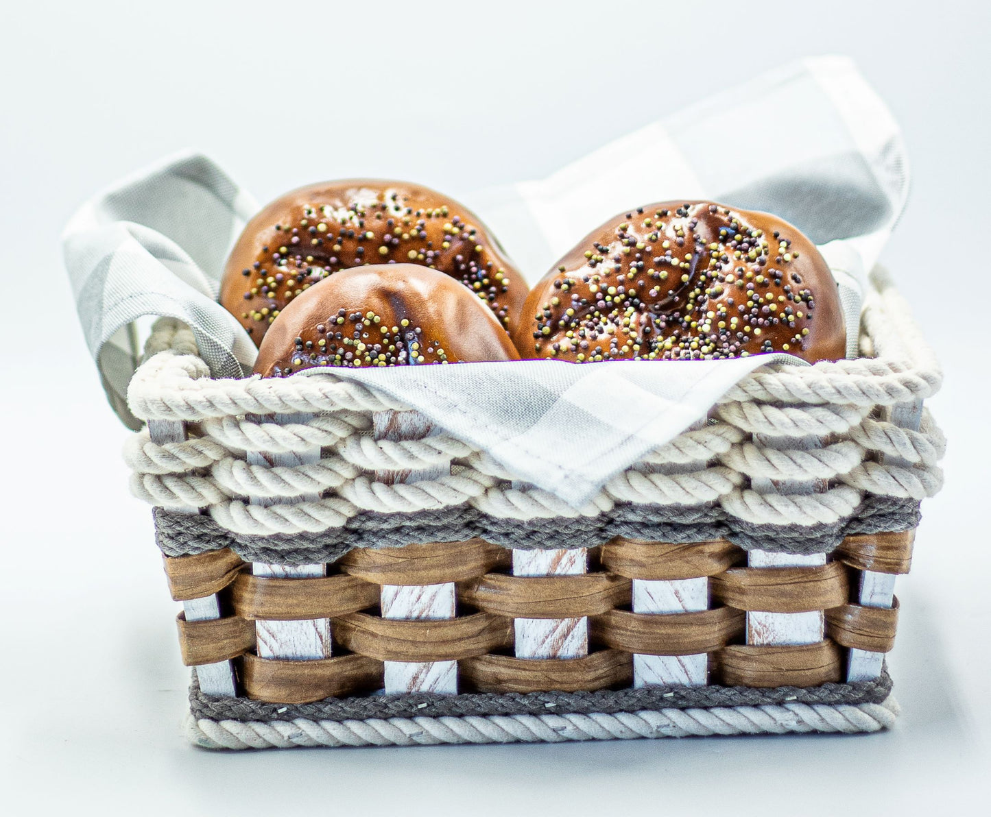 Napkin Basket-Cottage Grey