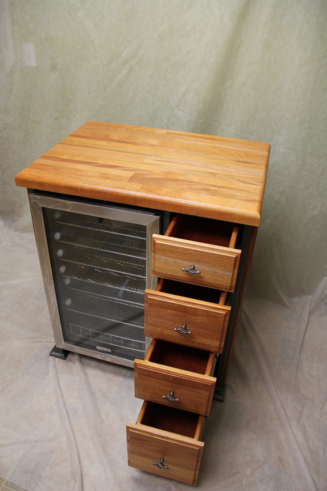 Wine Cooler Unit--24x32 Mahogany Unit