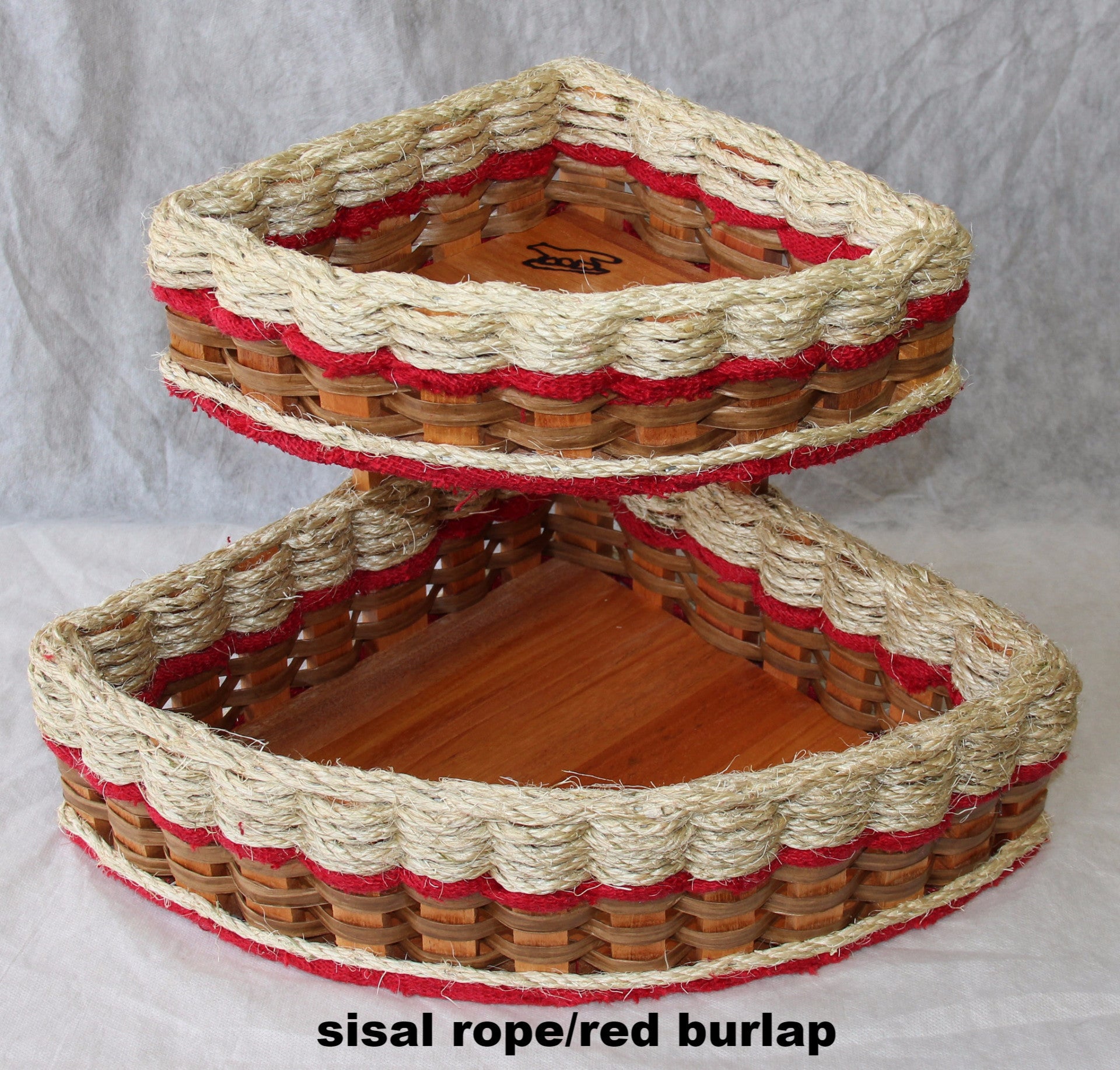 Double Corner Basket – Foxcreek Baskets
