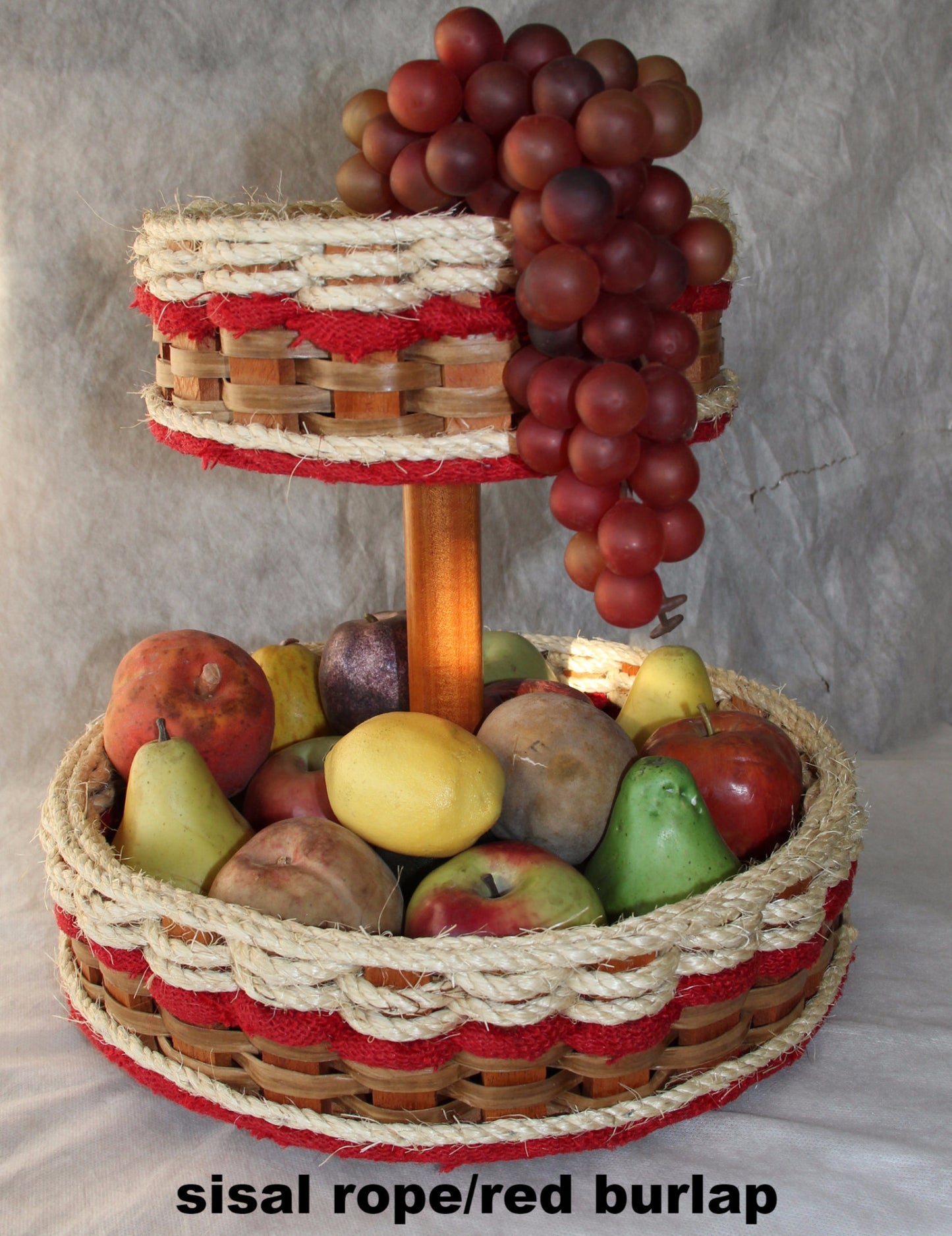 Double Lazy Susan Basket--Shabby Chic Collection