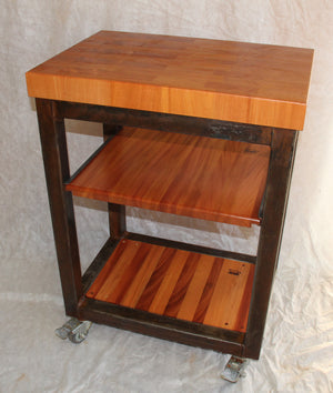 Island-- Old World Butcher Block w/casters