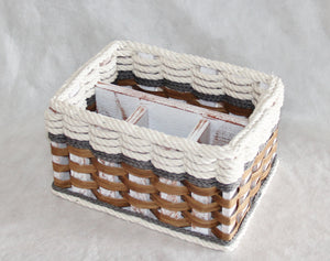 Silverware Basket-- Cottage Grey