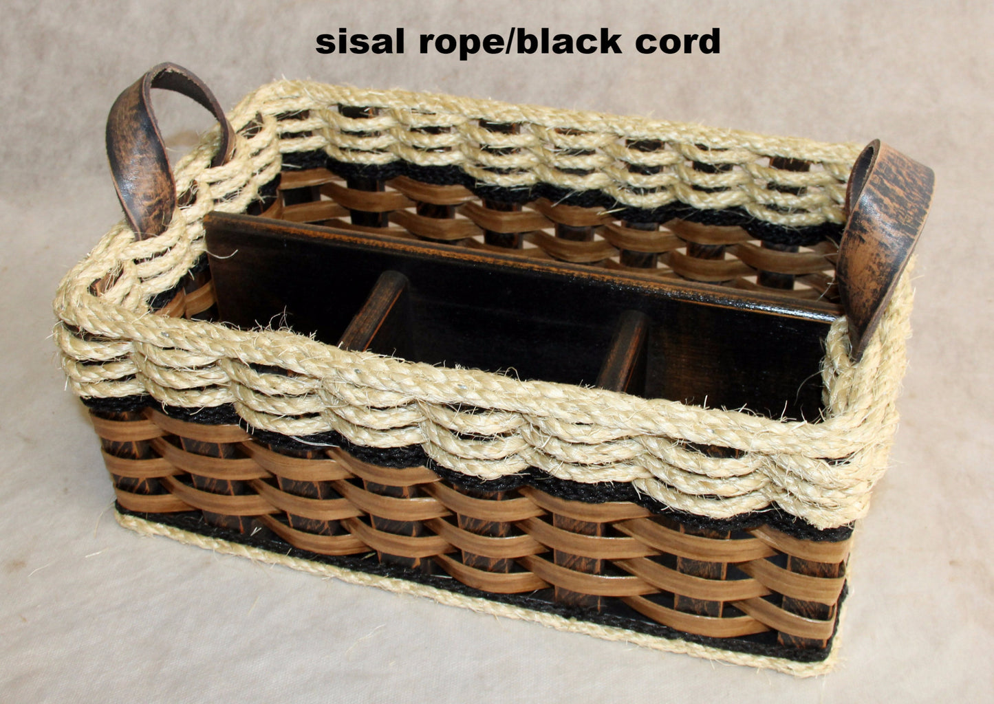 Hobby Basket w/cord-Shabby Chic Collection