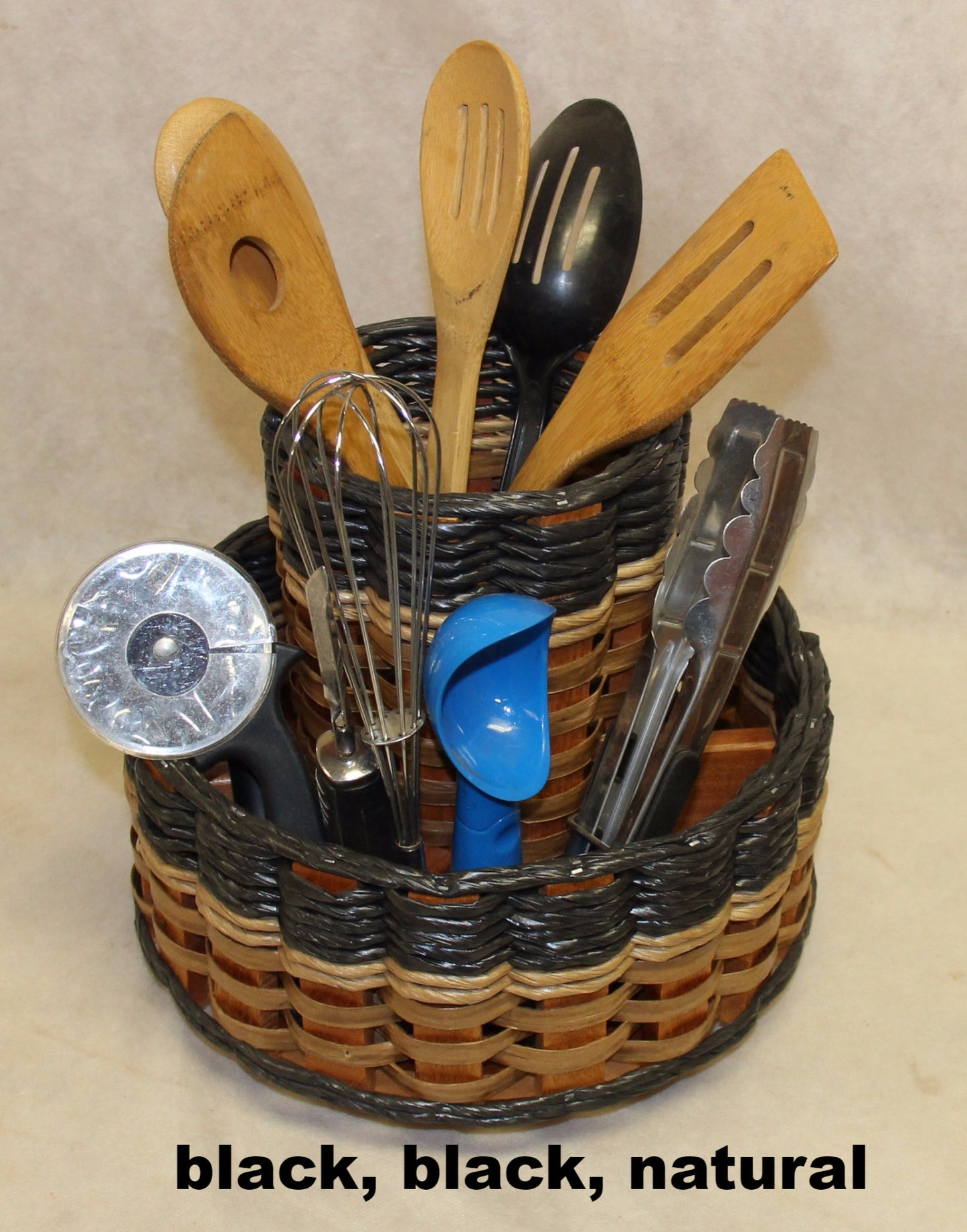 Double Utensil Lazy Susan