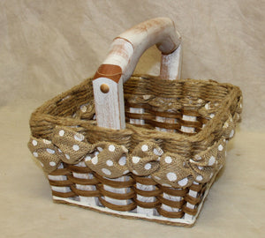 Round, Oval , and Square Baskets-Shabby Chic Collection