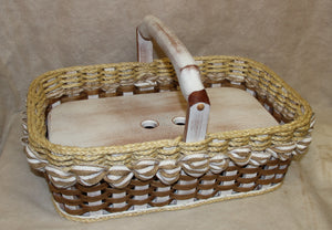 Double Casserole Basket-Shabby Chic Collection