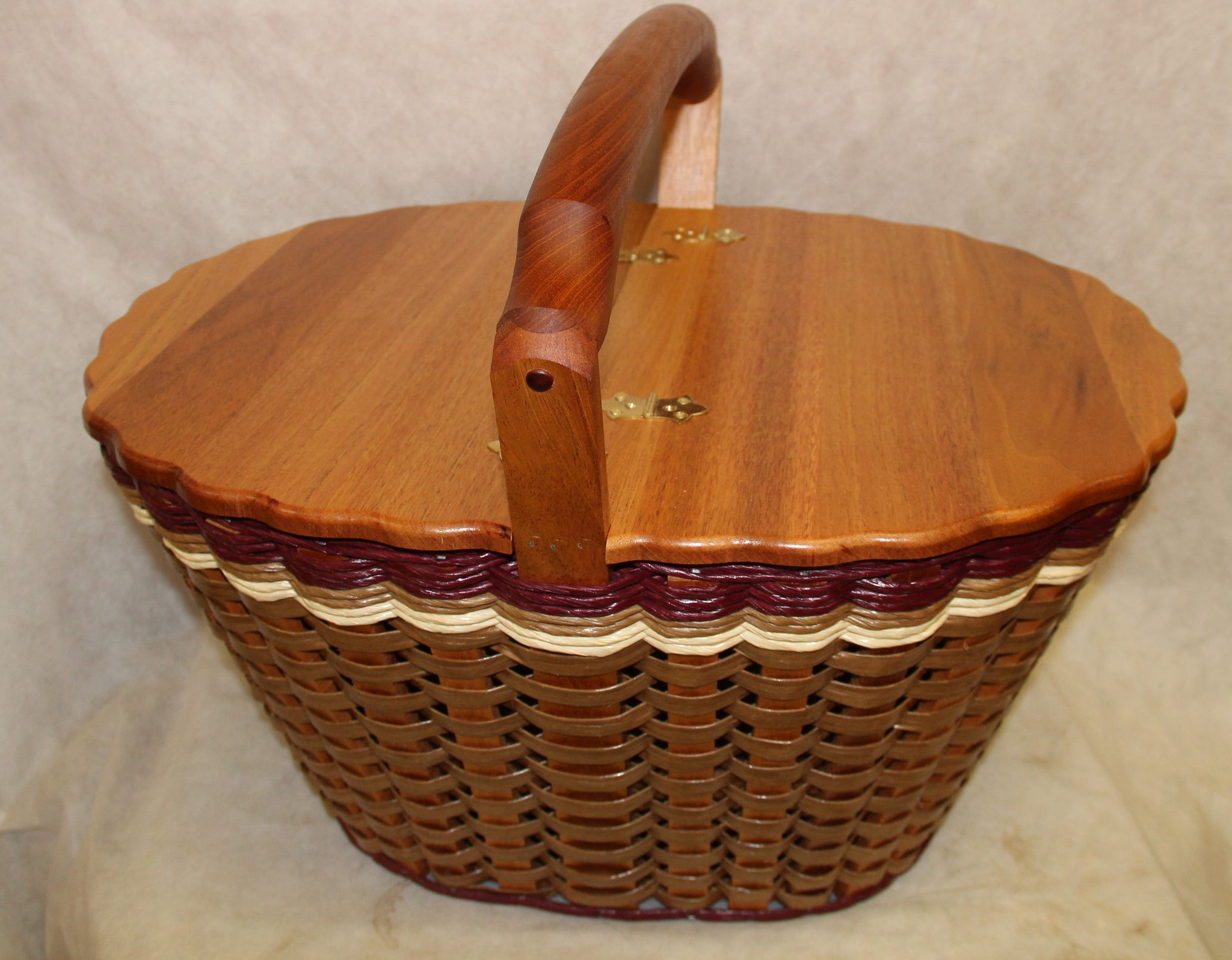 Lidded Fireside Basket