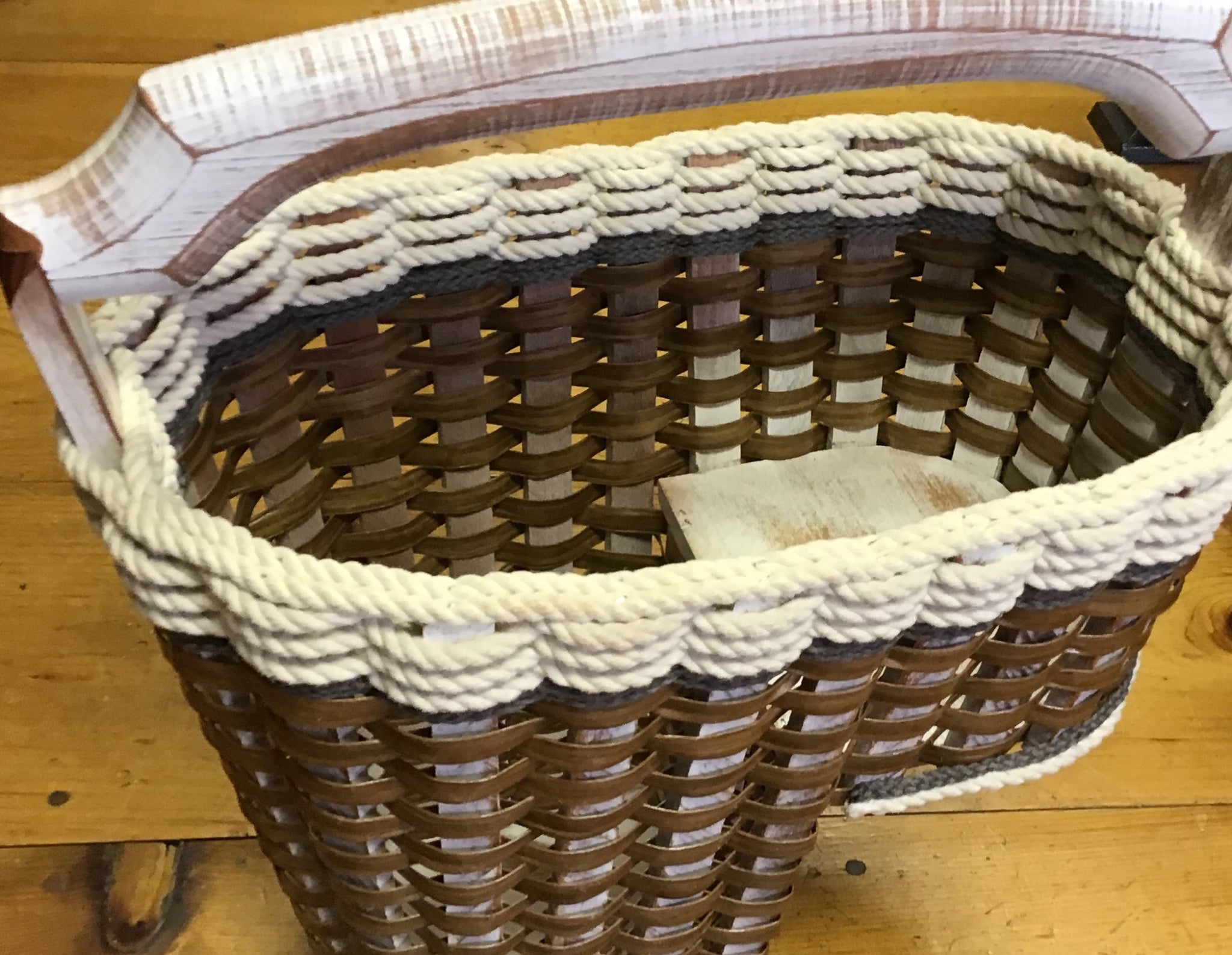 Step Basket-Cottage Grey large
