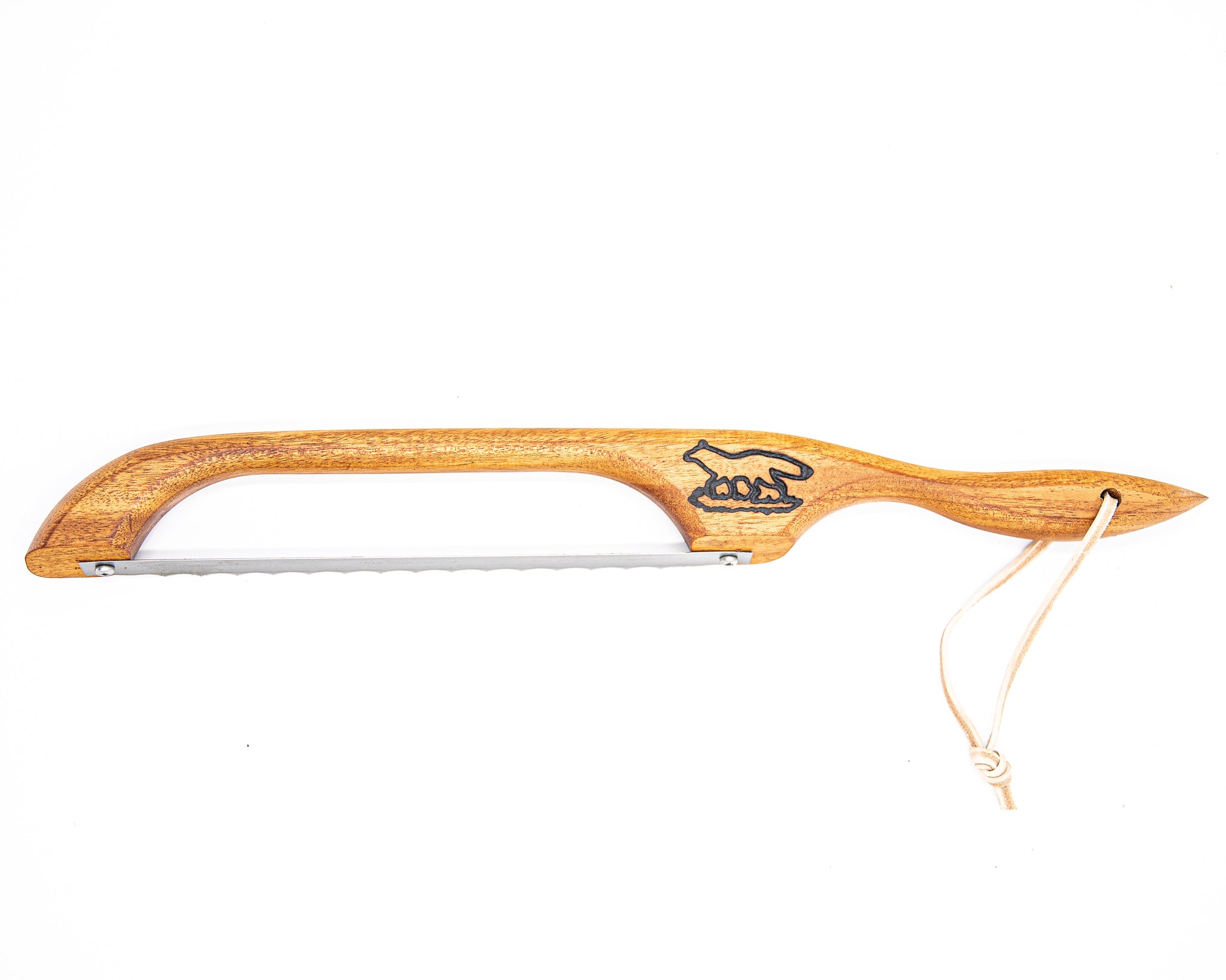 XL Maple fiddle bow bread knife bread saw