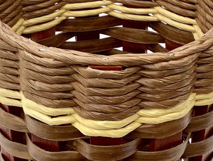 Lidded Yarn Basket w/dividers