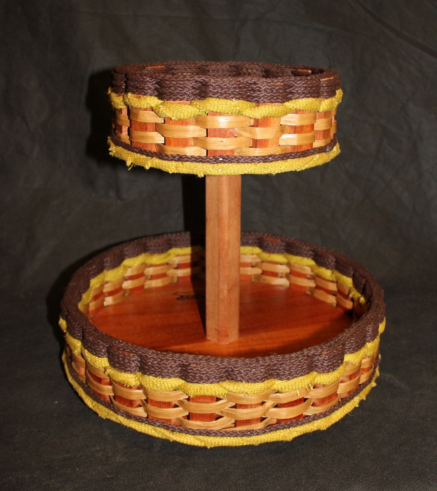 Double Lazy Susan Basket--Shabby Chic Collection