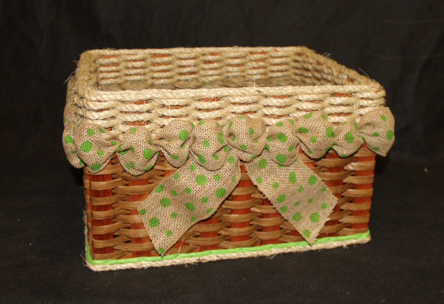 Shabby Chic Collection--Cubby Basket w/o flower