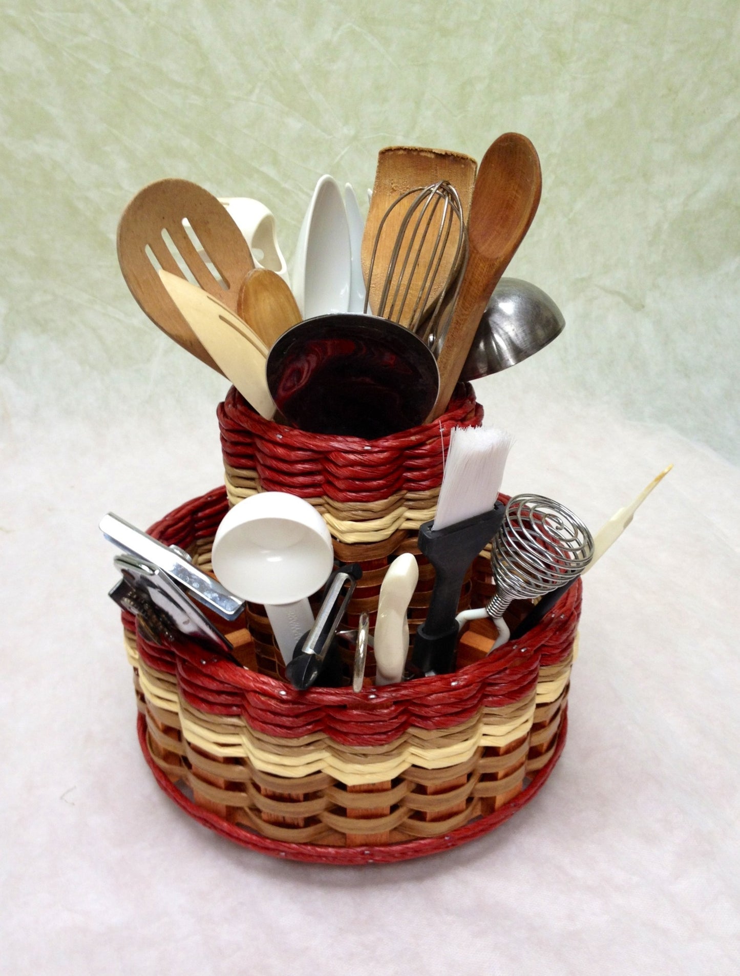 Double Utensil Lazy Susan