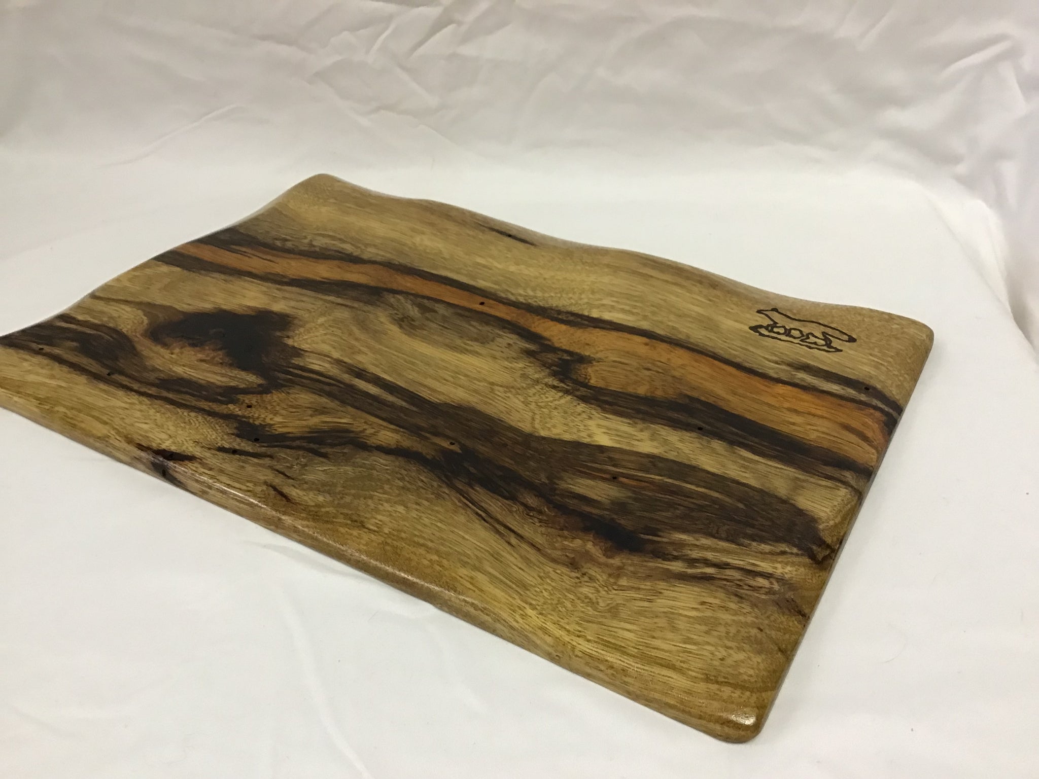 Charcuterie Board with Black Limba Wood