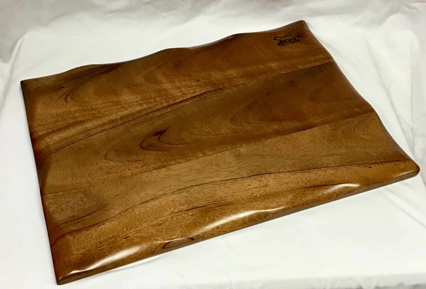 Charcuterie Board- Mahogany w/waned egde