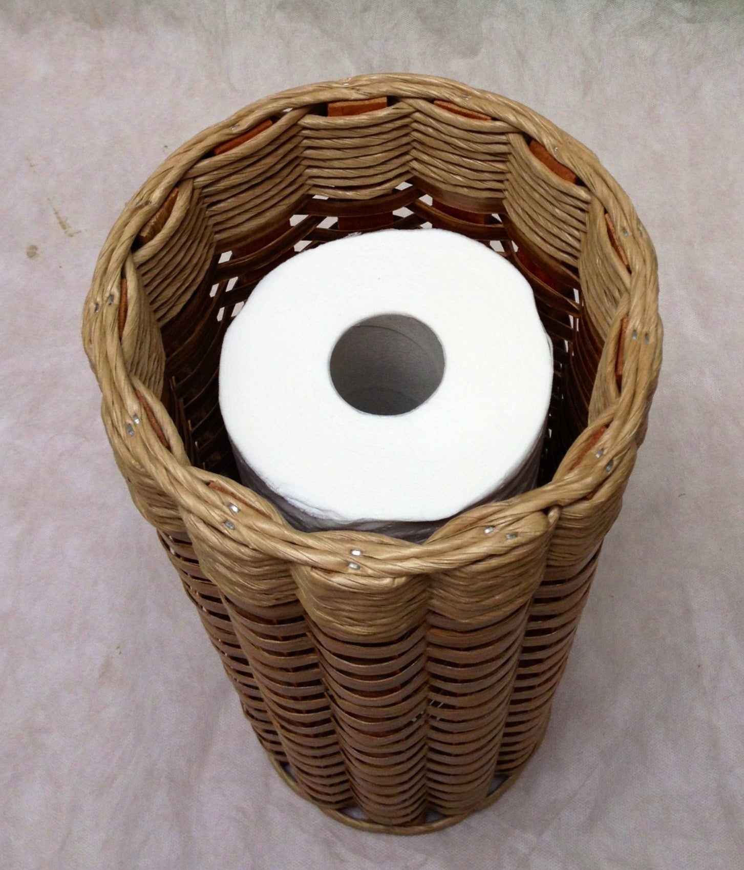 Toilet Paper Basket w/Lid