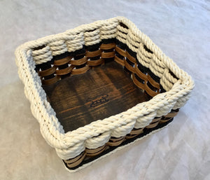 Napkin Basket-Cottage Black