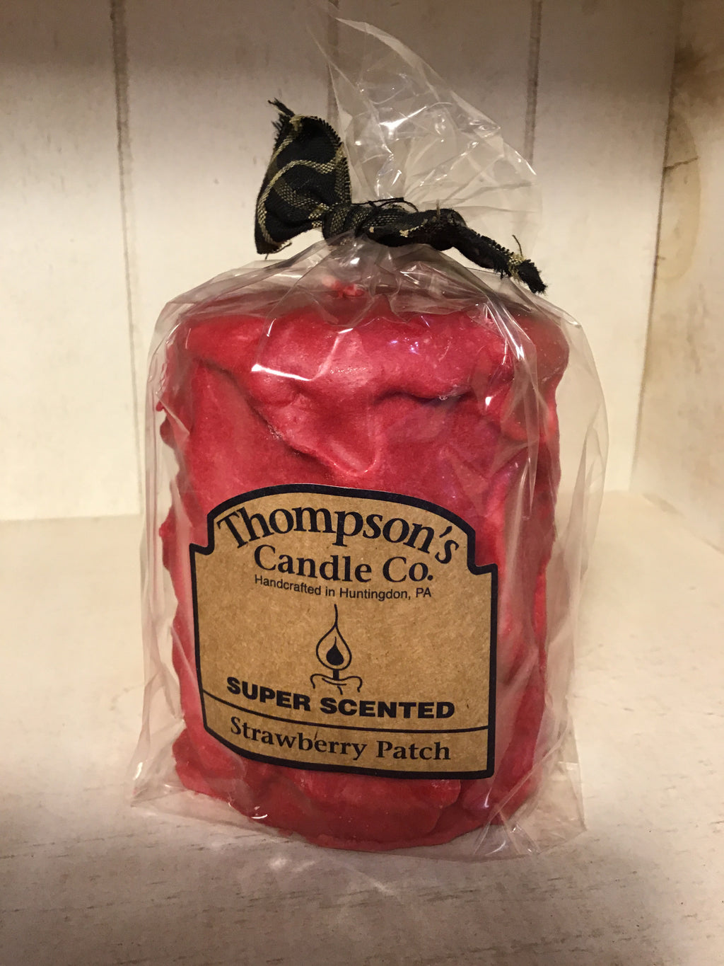 Candle-Strawberry patch
