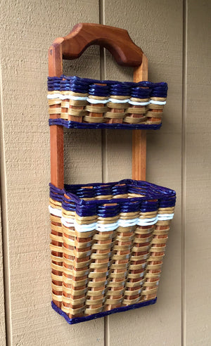 Wall Organizer Double Basket