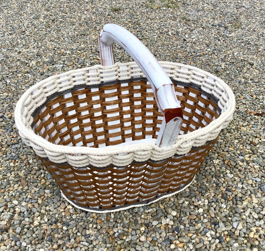 Fireside Basket- Cottage Grey