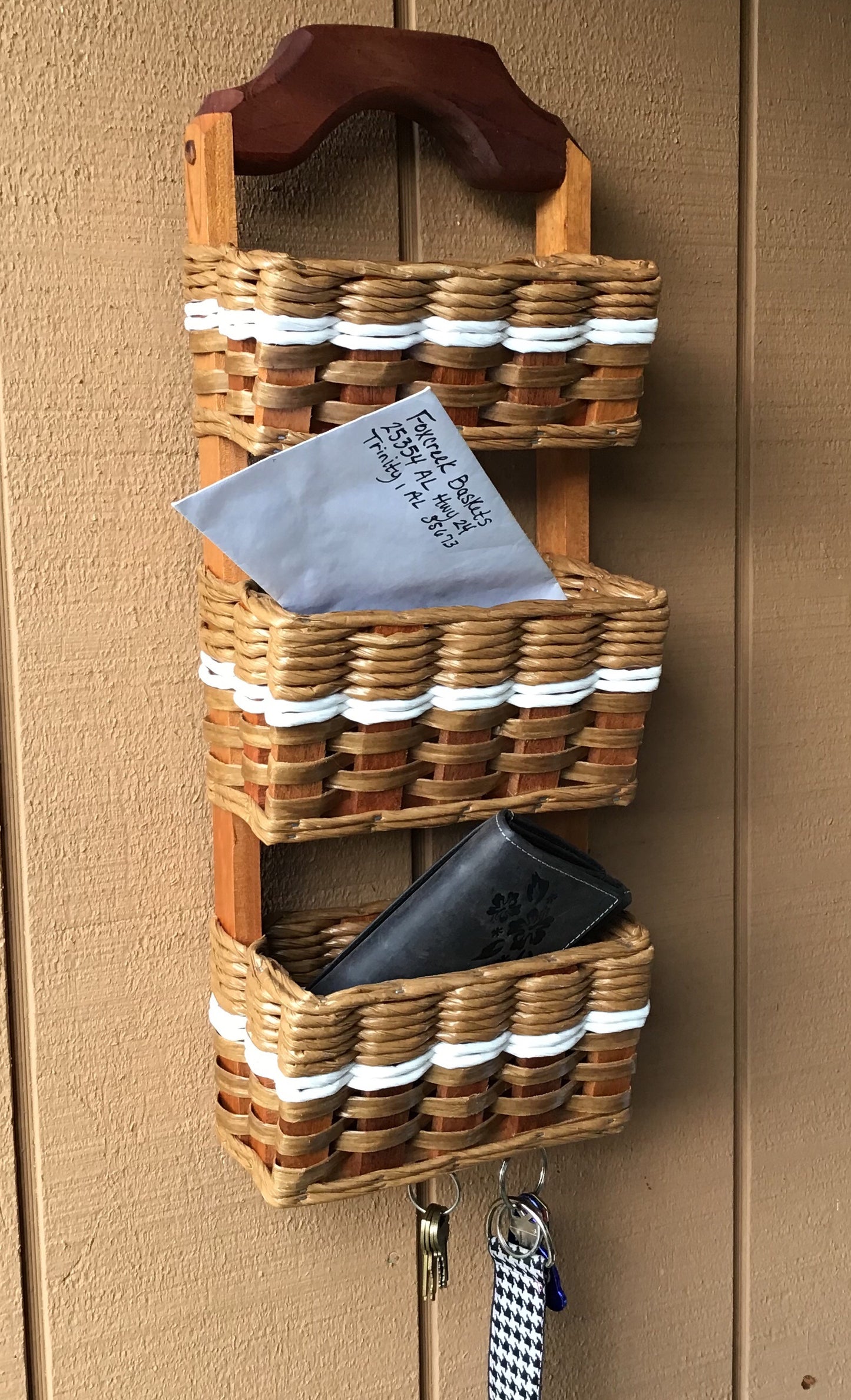 Wall Organizer Triple Basket