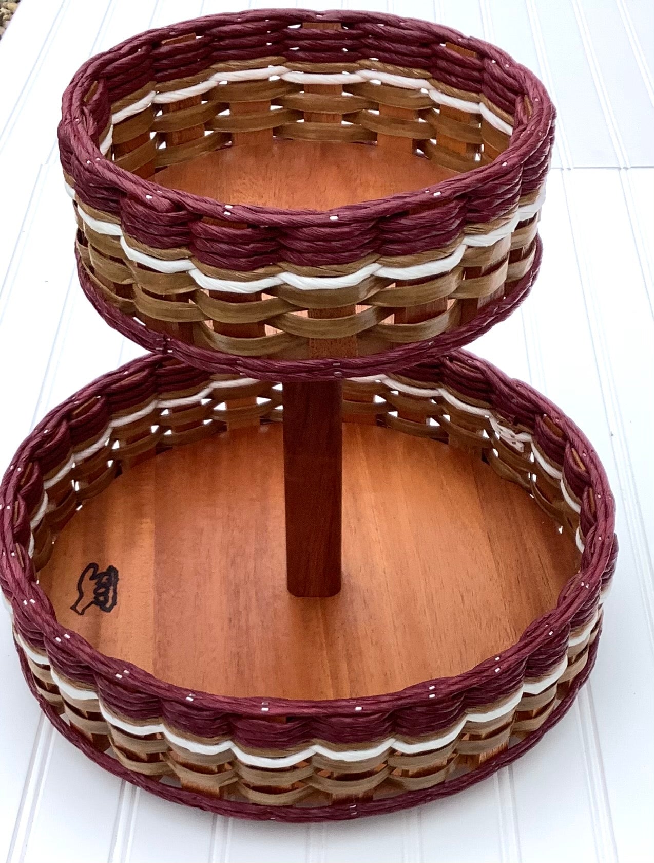 Double Lazy Susan Basket