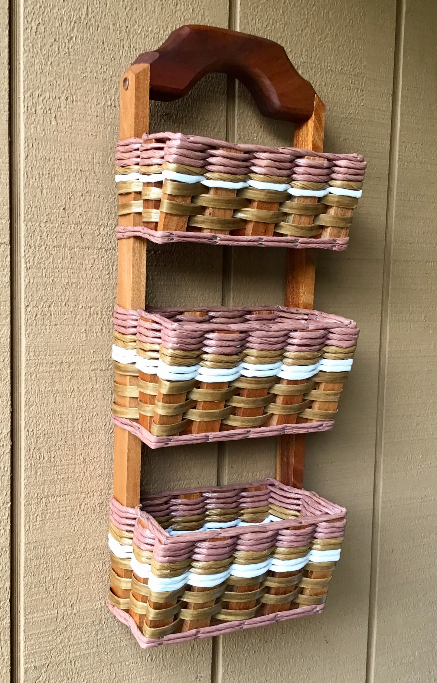 Wall Organizer Triple Basket