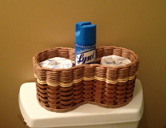 Toilet paper/air-freshener basket