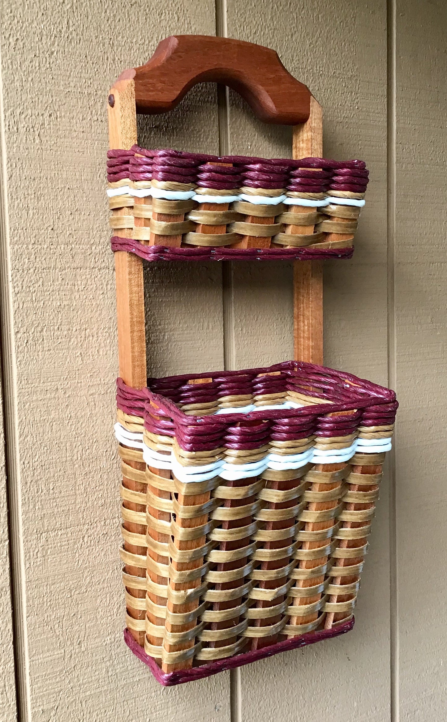 Wall Organizer Double Basket