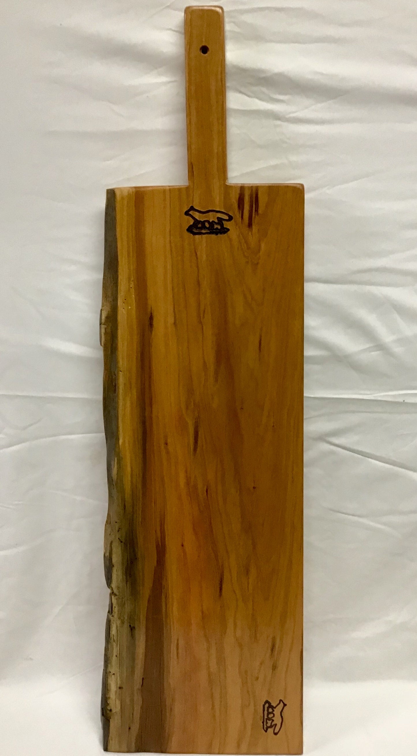 Charcuterie Board- Cherry Live Edge Skinny w/handle