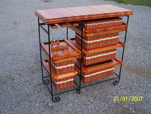 Island- 19x48 Sideboard w/wine shelves