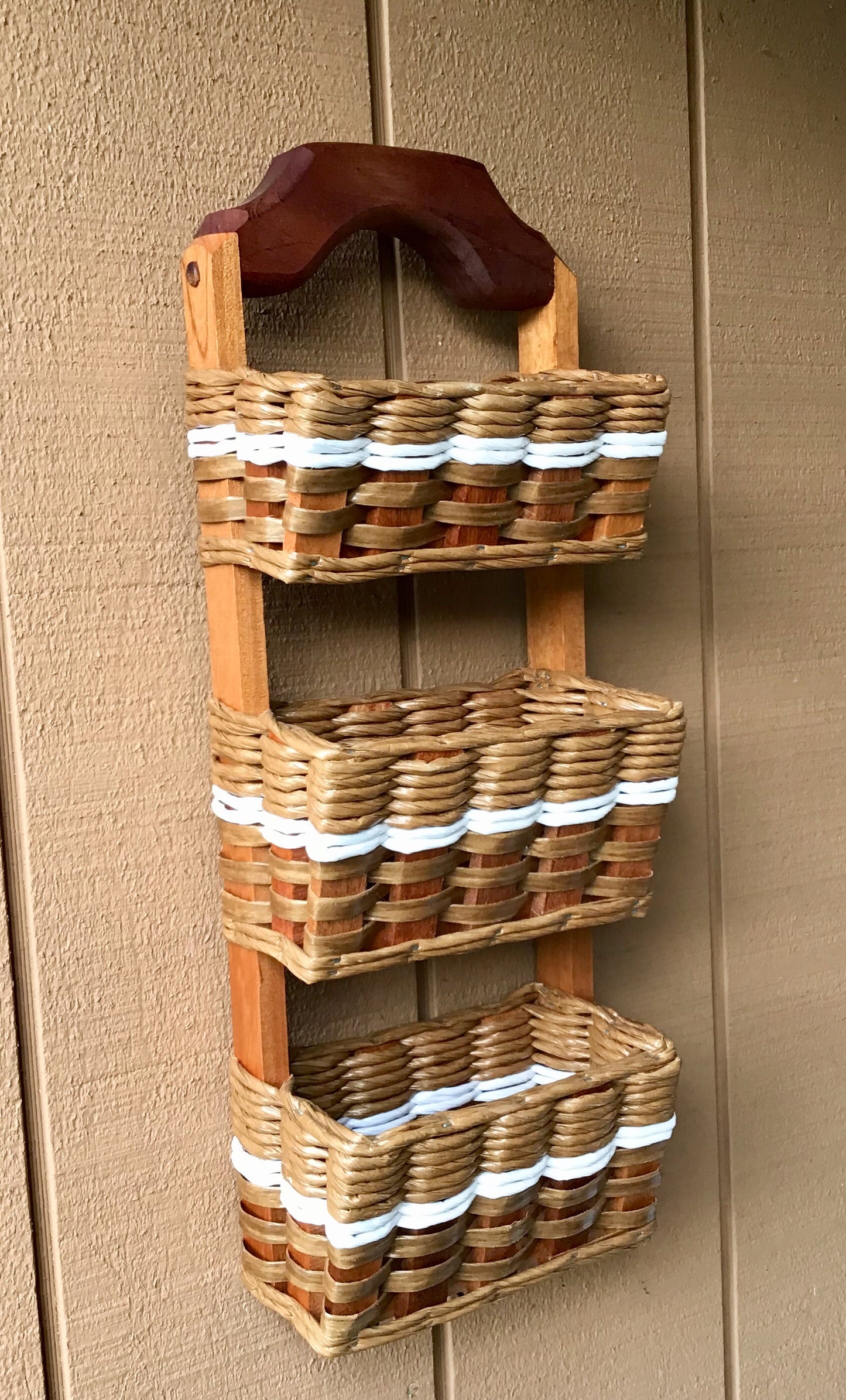 Wall Organizer Triple Basket