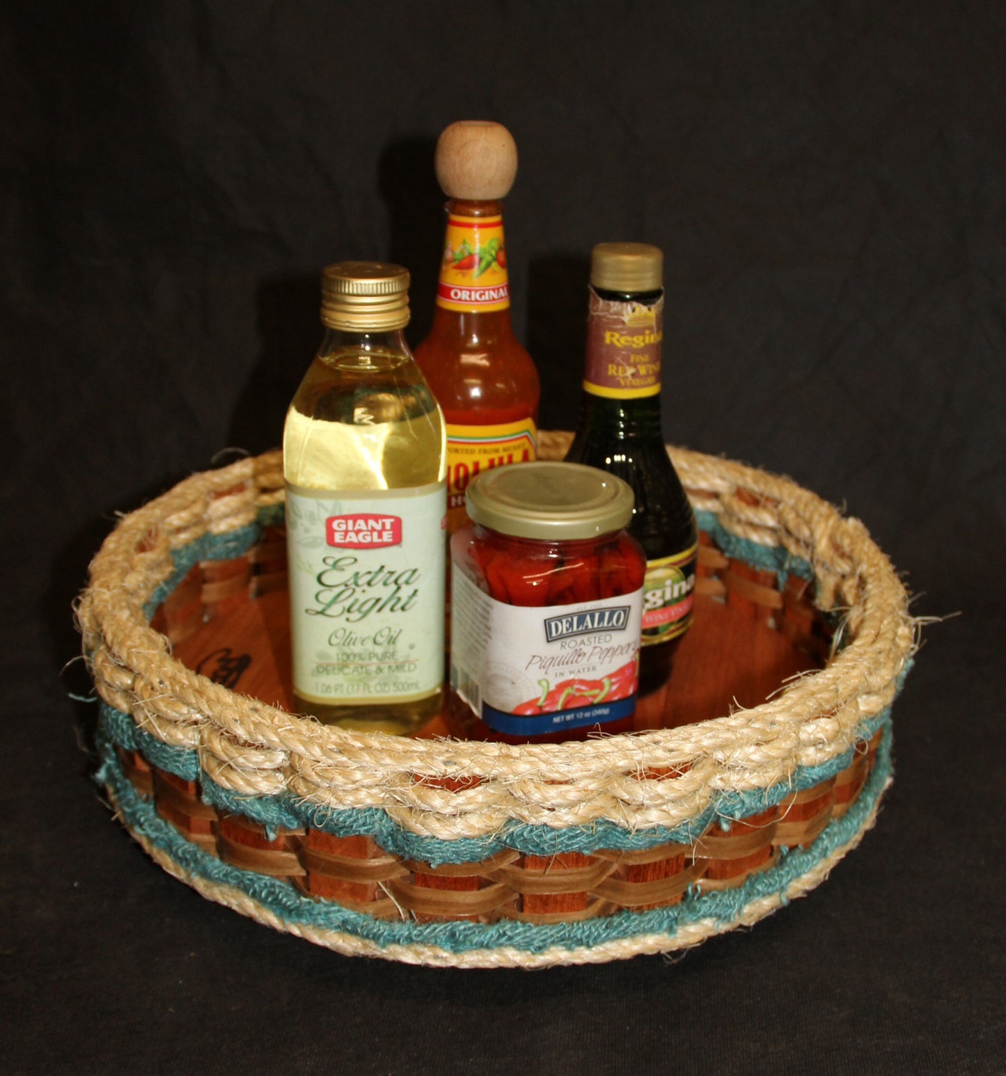 13inch Lazy Susan Basket-Shabby Chic Collection