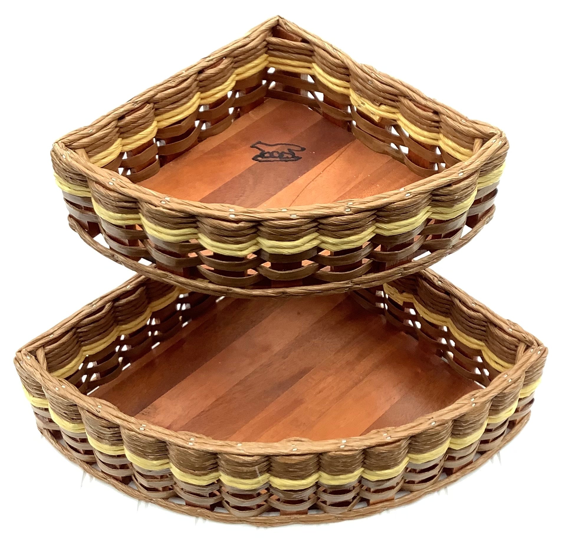 Double Corner Basket – Foxcreek Baskets