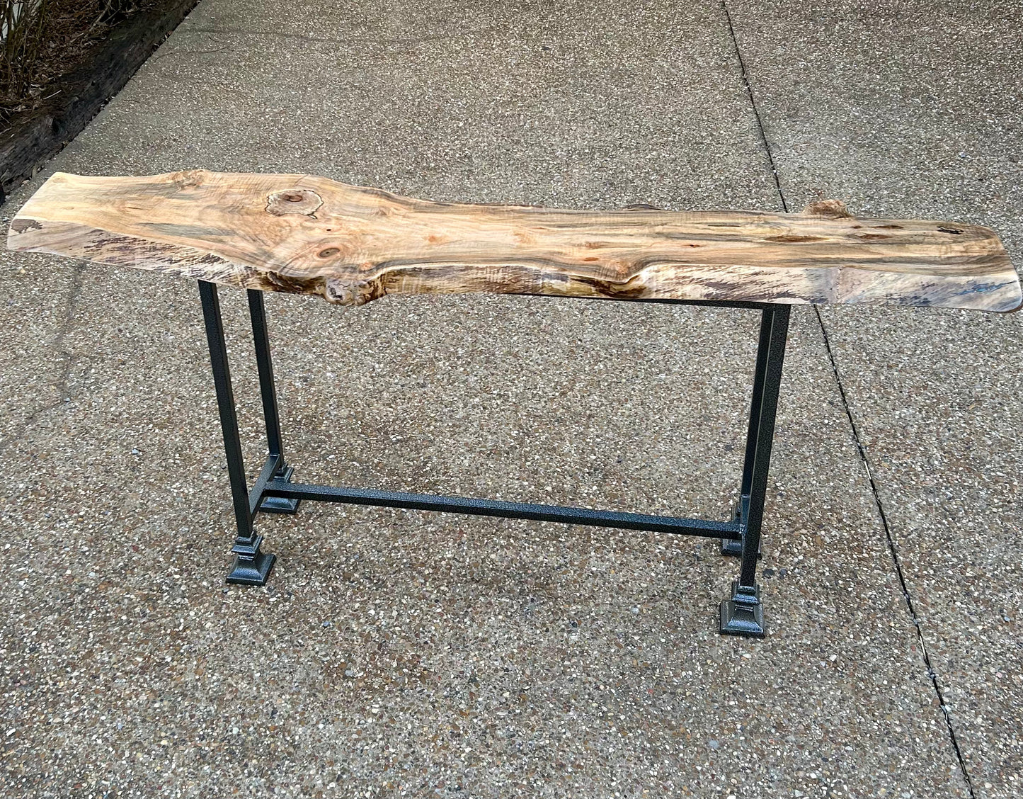 Live Edge Ambrosia Maple Entryway