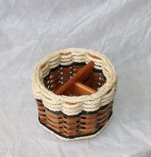 Remote Lazy Susan Basket--Shabby Chic Collection