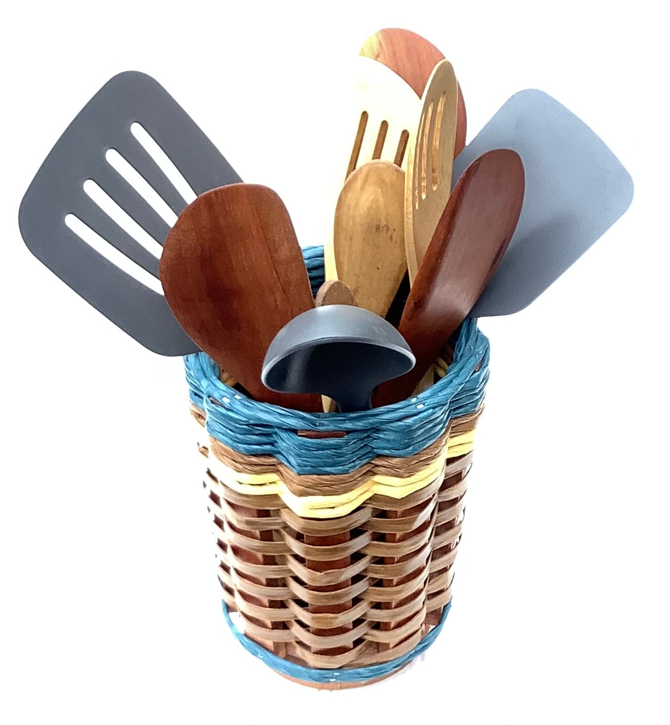 Mini Utensil Lazy Susan Basket