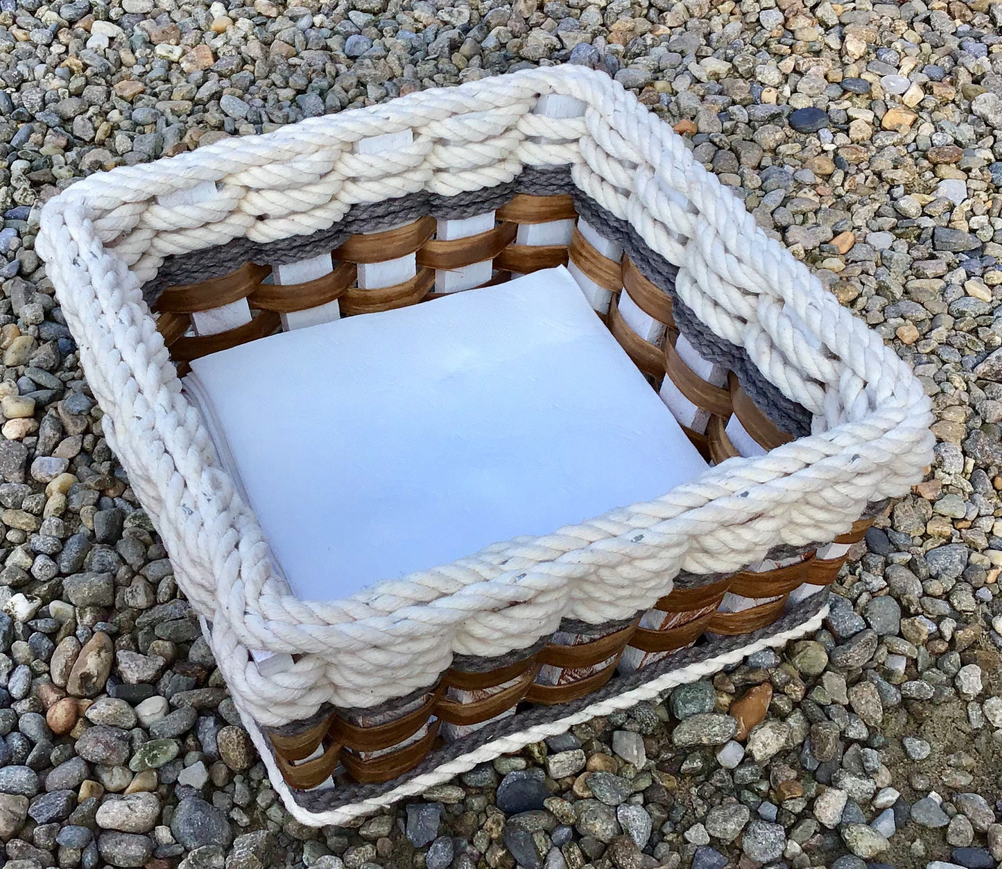 Napkin Basket-Cottage Grey