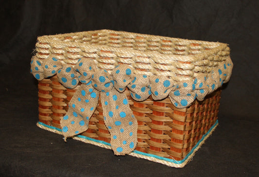 Shabby Chic Collection--Cubby Basket w/o flower