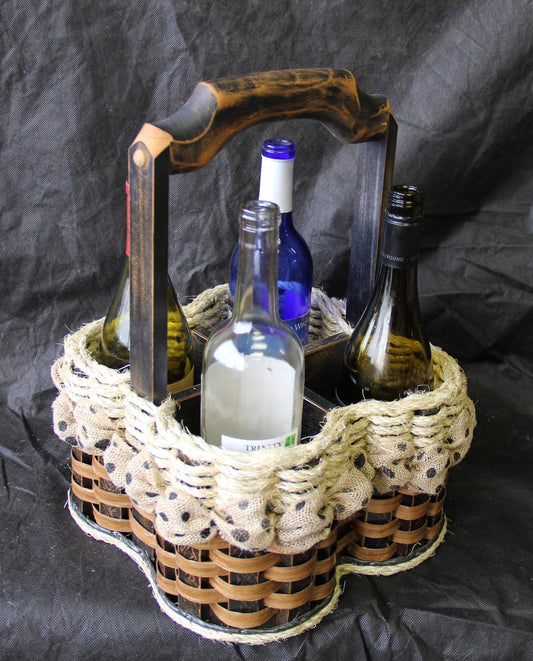 Wine Cellar Basket-Shabby Chic