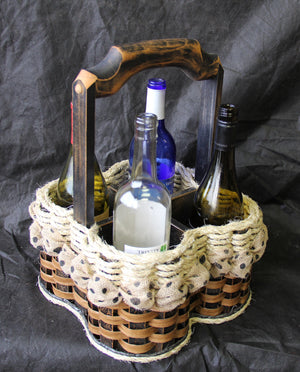 Wine Cellar Basket-Shabby Chic