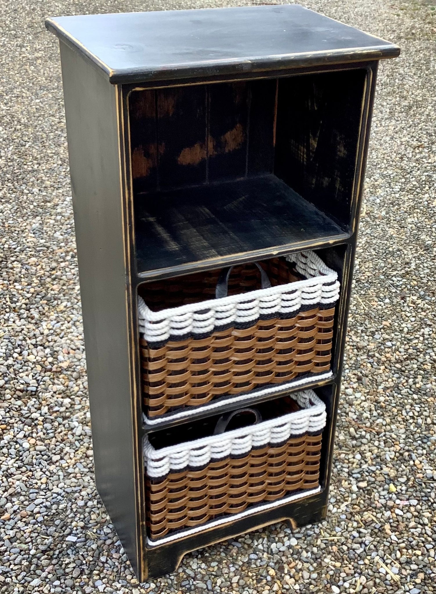 Cubby Book Shelf Unit w/three Cubbies