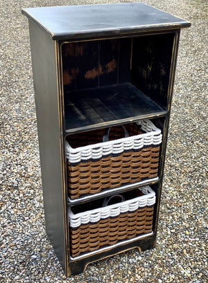 Cubby Book Shelf Unit w/three Cubbies