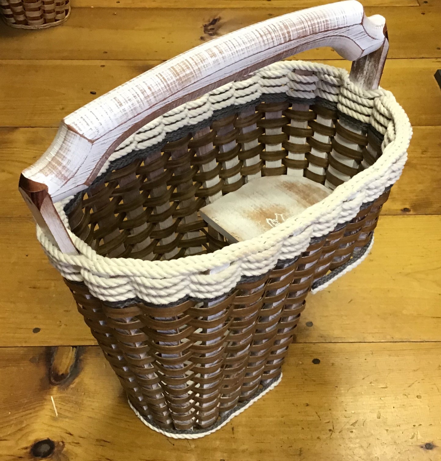 Step Basket-Cottage Grey large