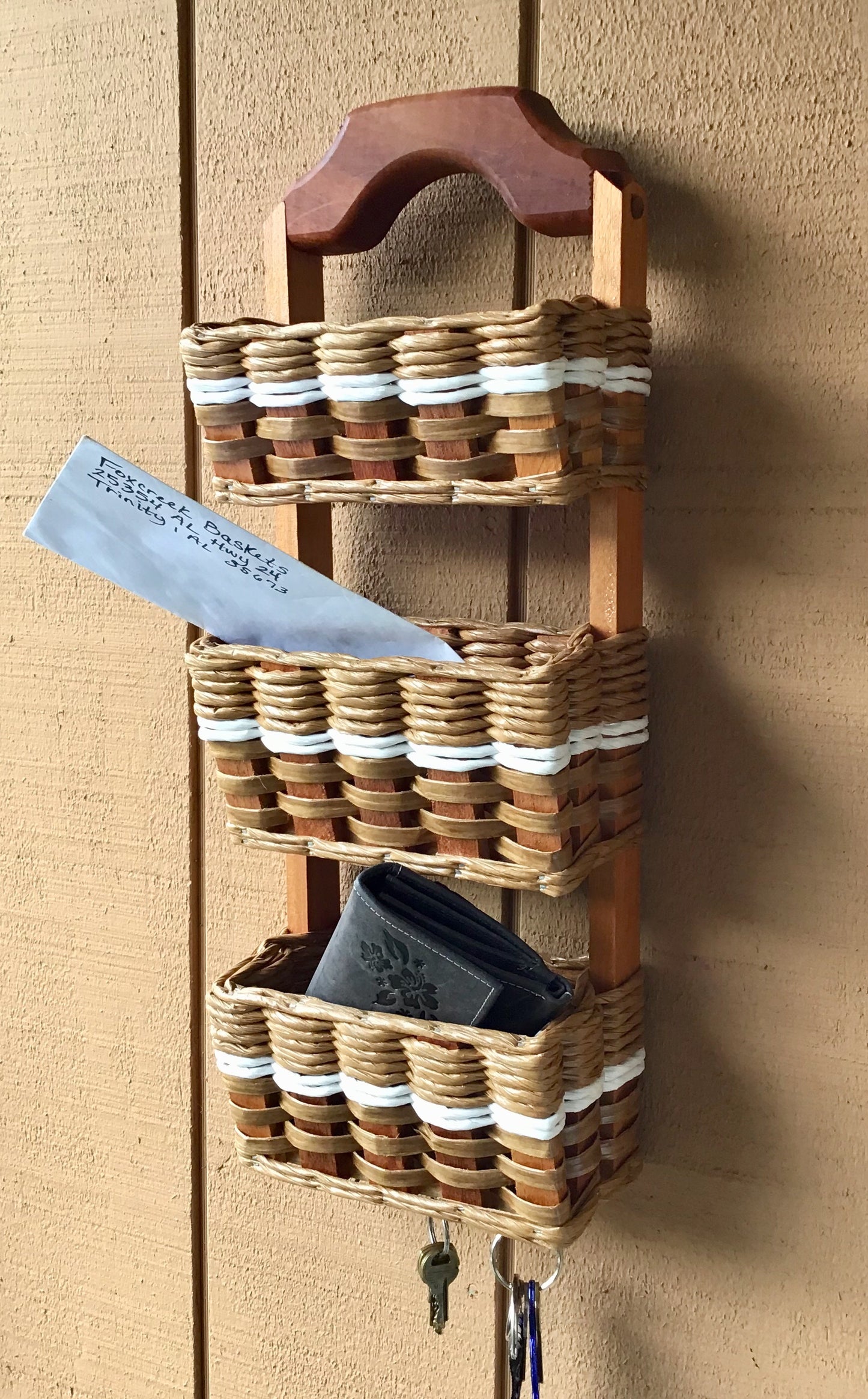 Wall Organizer Triple Basket