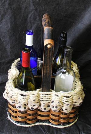 Wine Cellar Basket-Shabby Chic