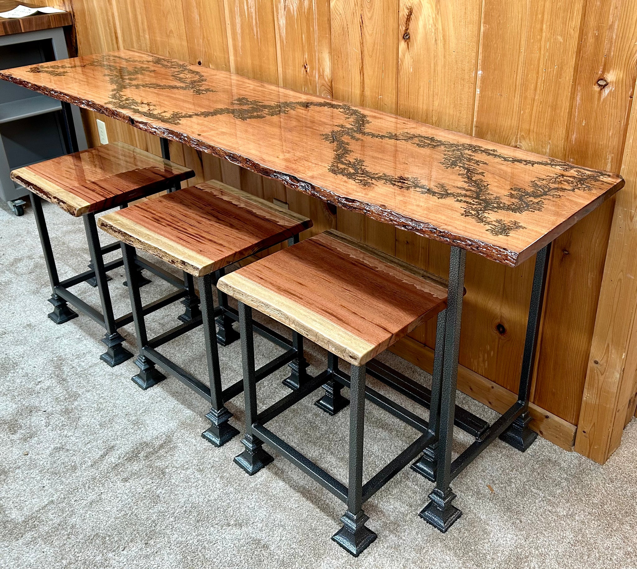 Wood and metal online bar