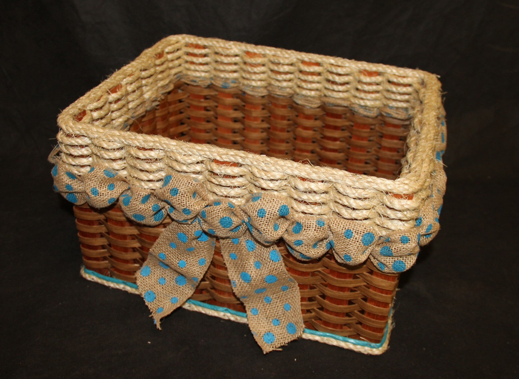 Shabby Chic Collection--Cubby Basket w/o flower