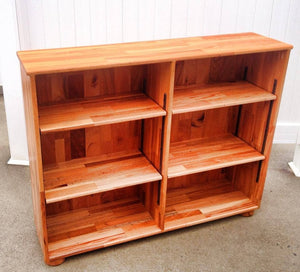 Book Shelf-- 36x48 Solid Mahogany Book Shelf Unit